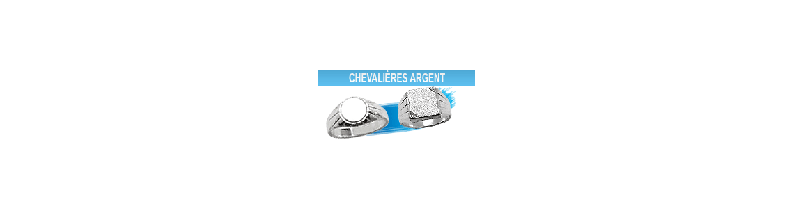 Chevalière en argent pour homme