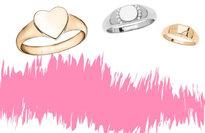 Chevalières pour femme